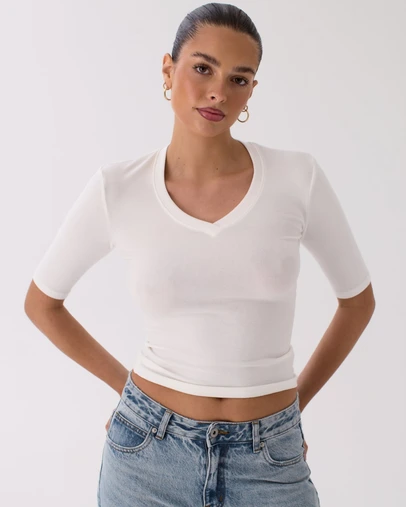Style Addict - Tess Top - White