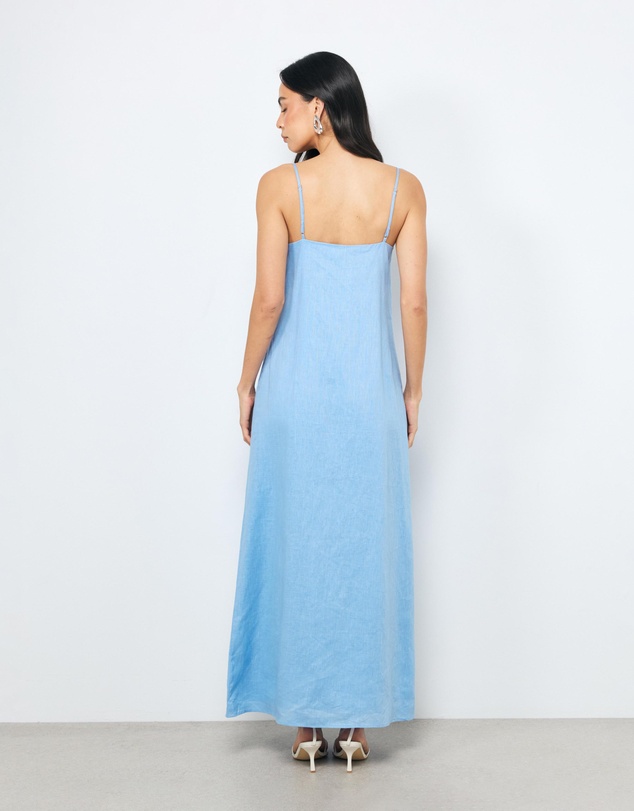 AERE - Mika Placement Flower Maxi Dress