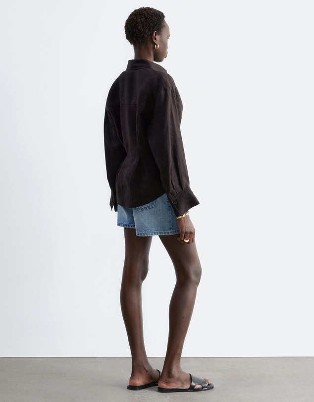 & Other Stories - Pleated-Waist Linen Shirt