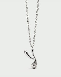 PDPAOLA - Initial 2026 Y Silver Pendant Necklace
