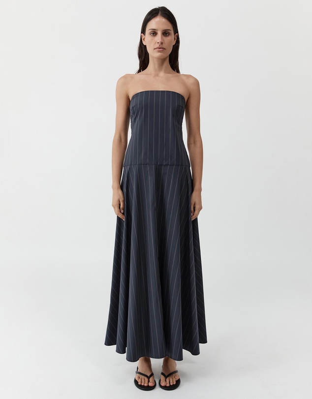 St. Agni - Strapless Rouleau Dress