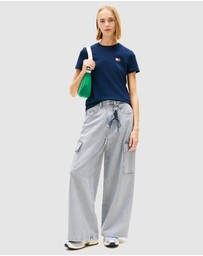 Tommy Jeans - Regular Wavy Flag Shortsleeve Tee