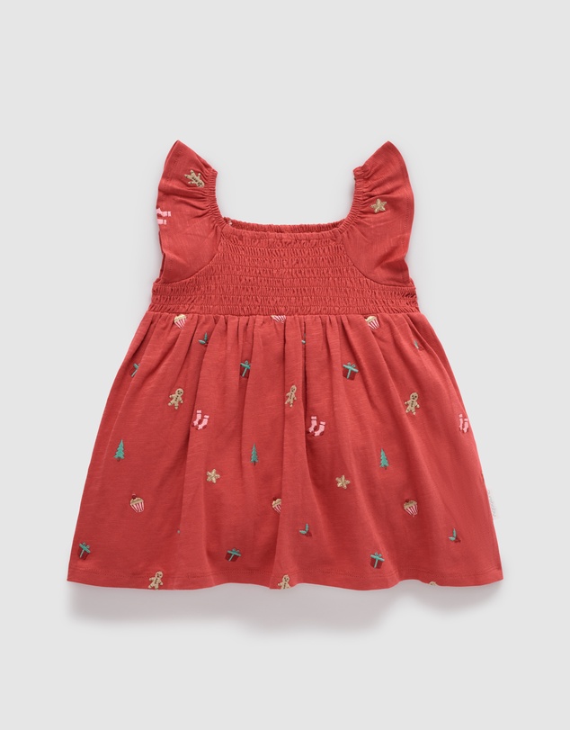 Purebaby - Christmas Celebration Dress -Kids-Babies