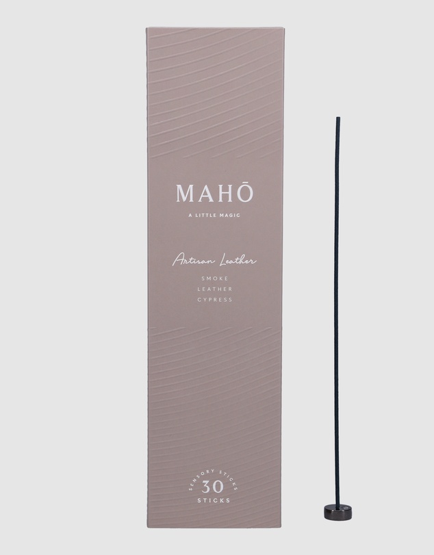 MAHO Sensory - Artisan Leather Incense Sticks and Burner Kit