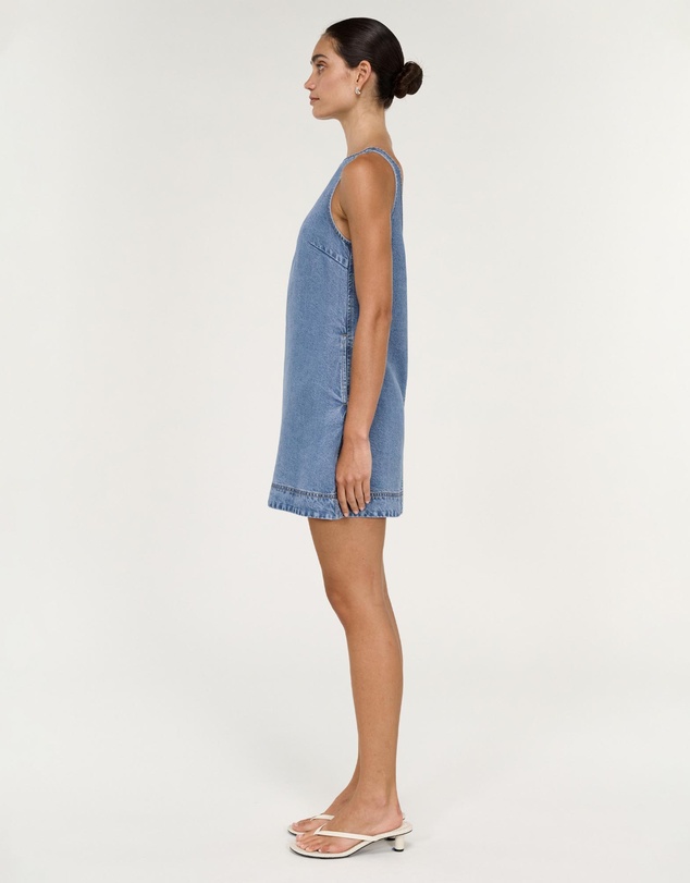 Staple the Label - Talia Chambray Mini Dress