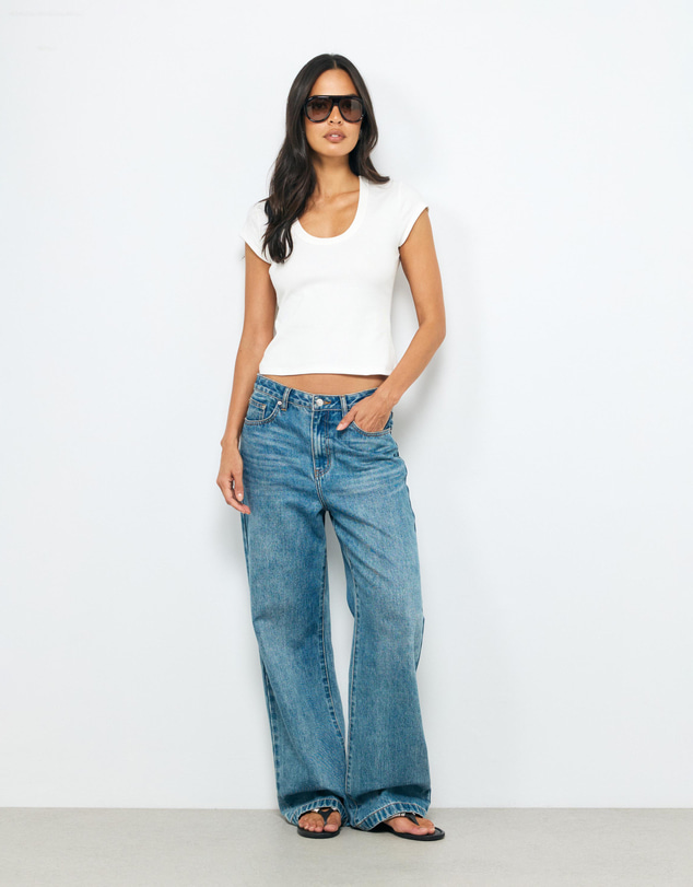 AERE - Deep Scoop Cotton T-Shirt