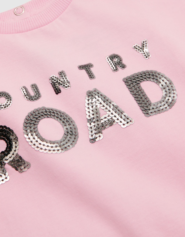Country Road - Organically Grown Cotton Sequin Logo T-shirt