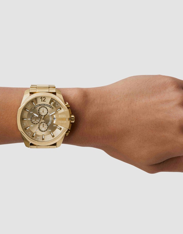 Diesel - Mega Chief Gold-Tone Chronograph Watch