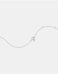 Michael Hill - Chevron Necklace with 0.05 Carat TW Diamonds in Sterling Silver