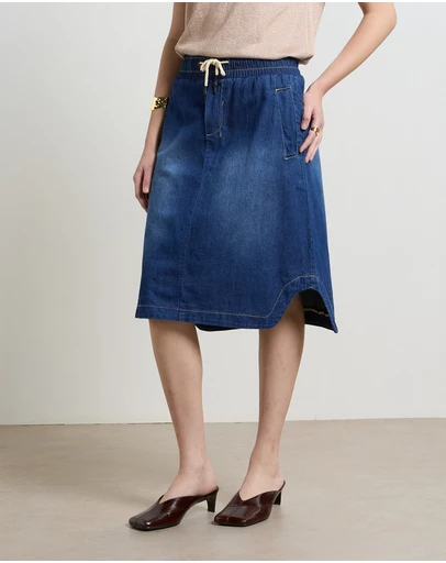 DRICOPER DENIM - Cecil Indigo Skirt