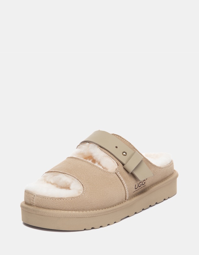 EVERAU - Australian Shepherd Ugg Clava Cow Suede Upper Loafer Oxfords Flats