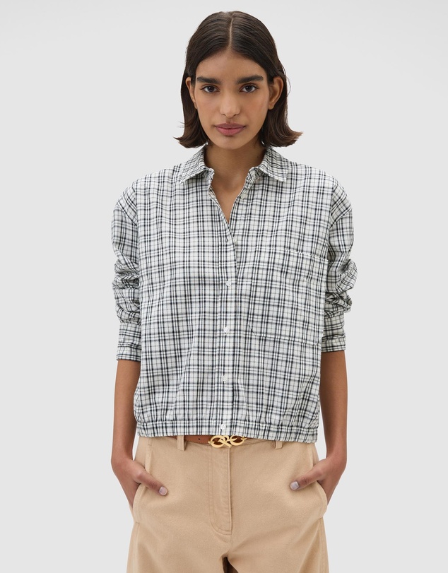 Oroton - Check Bomber Shirt