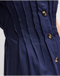 The Fated - Stella Tucked Midi Dress