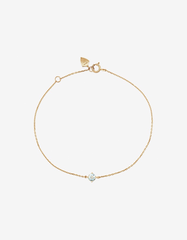 Michael Hill - Bracelet with Aquamarine in 10kt Yellow Gold