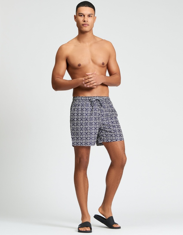 Ben Sherman - Mono Geo Print Swim Short