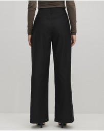 AERE - Elkie Deep Waistband Suit Pants