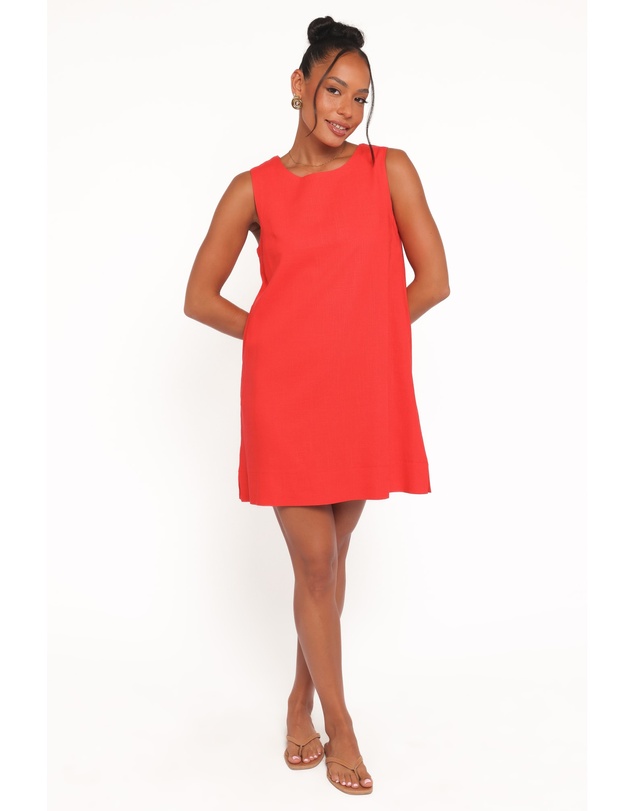 Petal & Pup - Zoe Mini Dress - Red