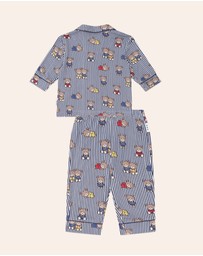 Huxbaby - Sleepy Hux Stripe PJ Set - Babies-Kids