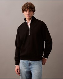 Calvin Klein - Tech Knit Quarter Zip Jumper