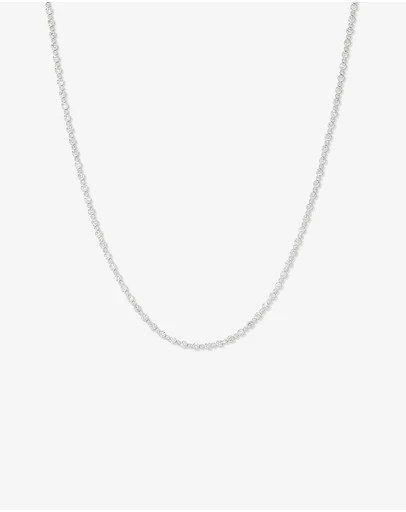 Michael Hill - Cubic Zirconia Round Tennis Necklace in Sterling Silver