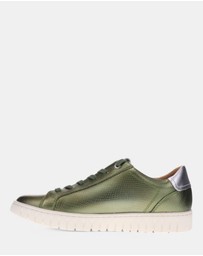 Mia Vita - Luna Zip Casual Sneaker - Green