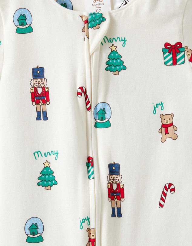 Cotton On Kids - Growie Short Sleeve Zip Romper