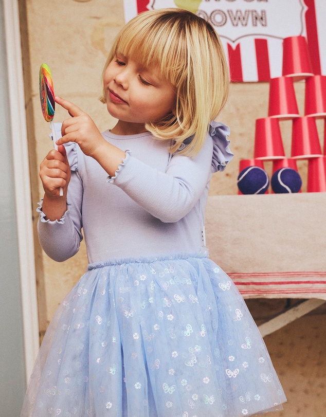 Huxbaby - Fly Away Ballet Rib Dress - Kids