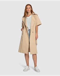 Belle & Bloom - Dust & Daring Short Sleeve Trench Style Dress