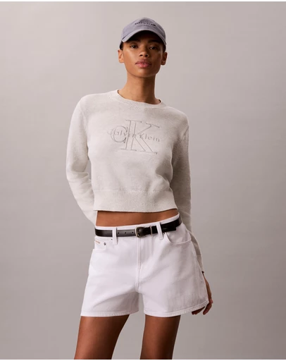 Calvin Klein Jeans - Monologo Outline Jumper