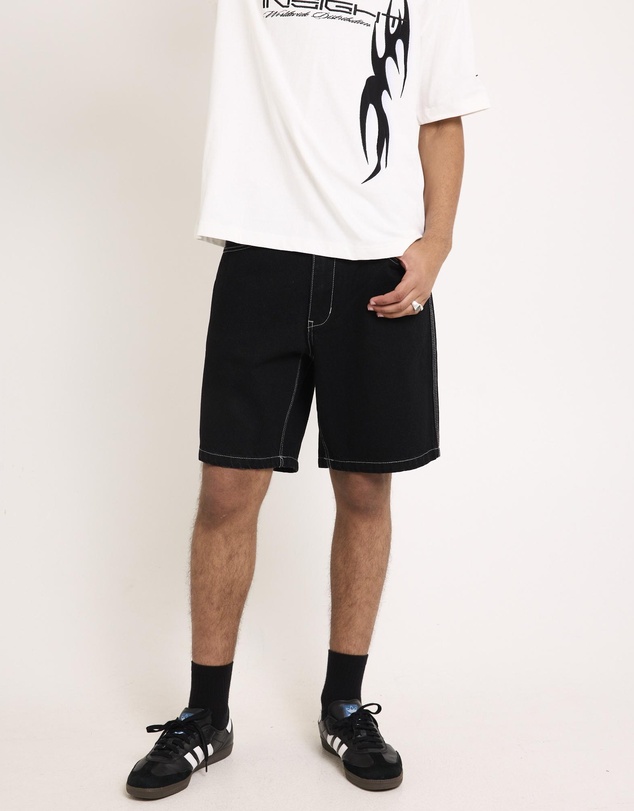 Insight - Knocker Contrast Stitch Jort