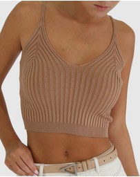 Belle & Bloom - All I Need Knit Crop