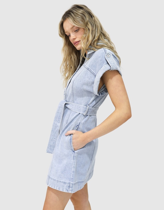 Belle & Bloom - Heartline Denim Dress