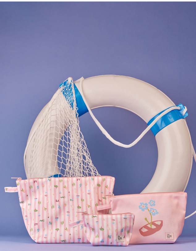 The Somewhere Co - Boat Days Handy Pouch Trio