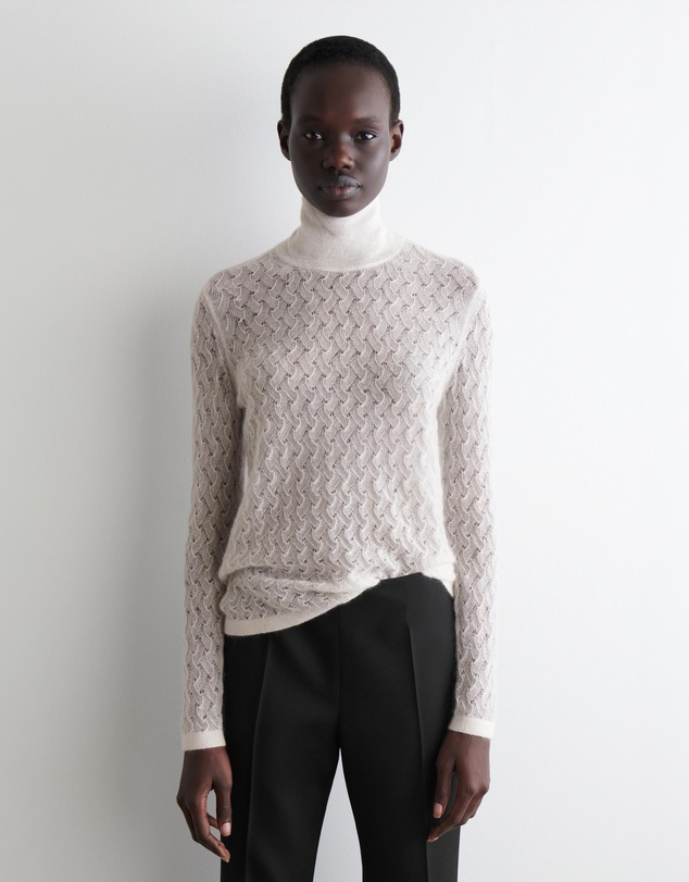 COS - Pointelle-Knit Mohair Jumper