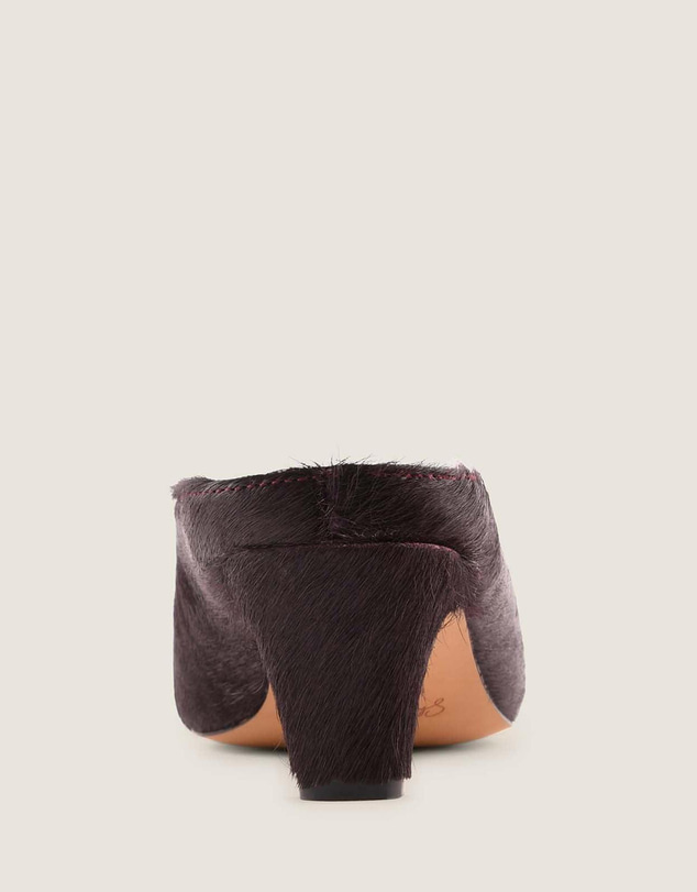 Shelly Shen - Cosmo Low Heels Burgundy