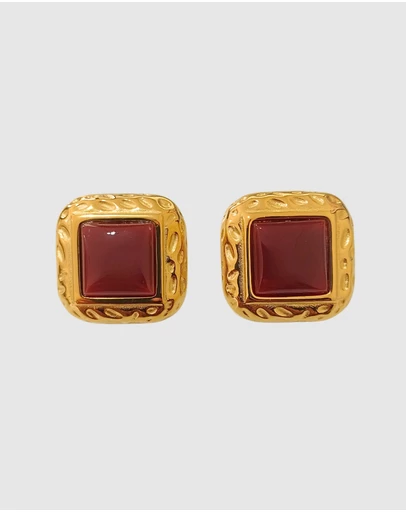 Izoa - Stephanie Stud Earrings