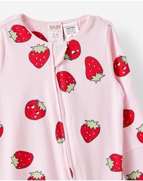 Cotton On Kids - Growie Long Sleeve Zip Romper