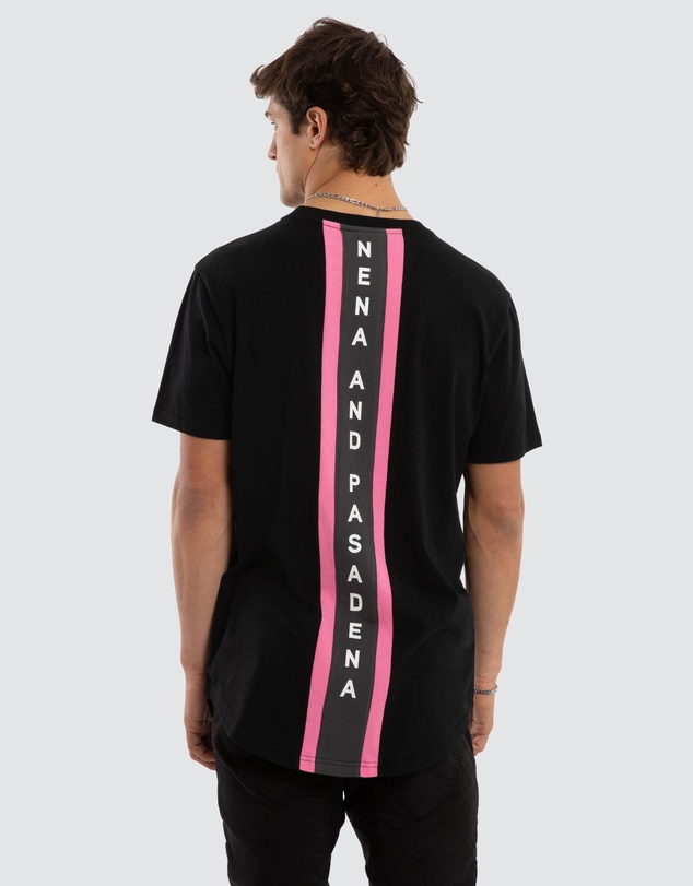 Nena & Pasadena - Linear Dual Curved Tee