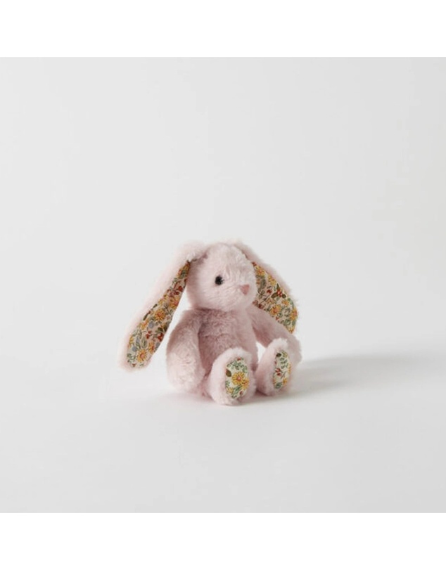 Jiggle and Giggle - Floral Pink Bunny Rattle