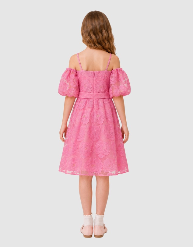 Romance by Honey and Beau - Selena Puff Sleeve Dress