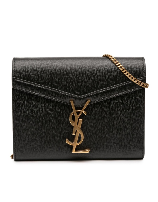 Pre-Loved by Azura Reborn - Pre-Loved Grain De Poudre Monogram Cassandra Chain Wallet