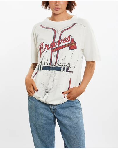 Vintage by The Real Deal - Pre Loved - 90s MLB Atlanta Braves Tee