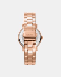 DKNY - Logo Soho Logo Rose Gold Stainless Steel 36mm Watch