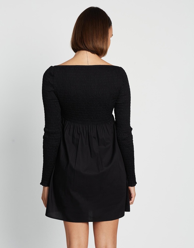 Third Form - Full Form Shirred Babydoll Dress