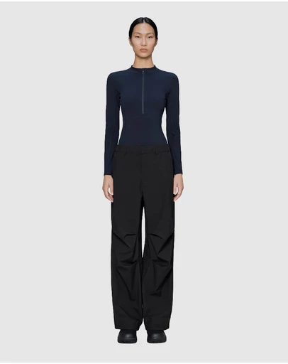 RAINS - Women's Suva Hardshell Pants Wide Black