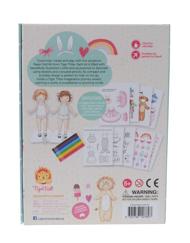 Tiger Tribe - Paper Dolls Kit Vintage