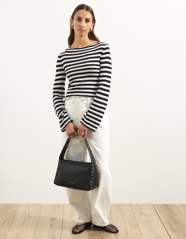Atmos&Here - Bella Fine Knit Stripe Top