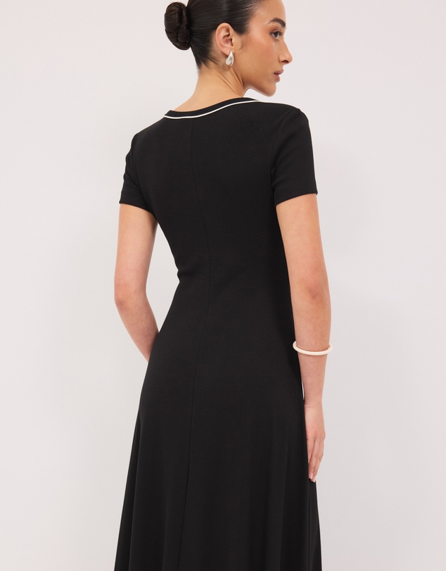 Calli - Taylor Rib Tee Midi Dress