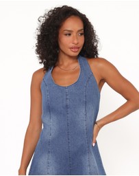 Petal & Pup - Paityn Denim Playsuit - Dark Wash