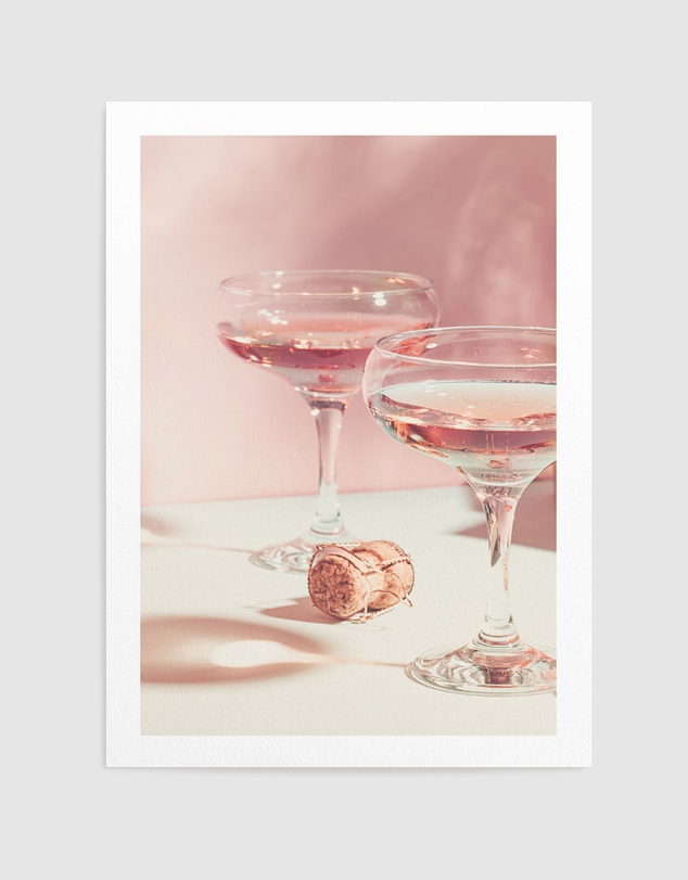 Olive et Oriel - Drink the champagne Art Print